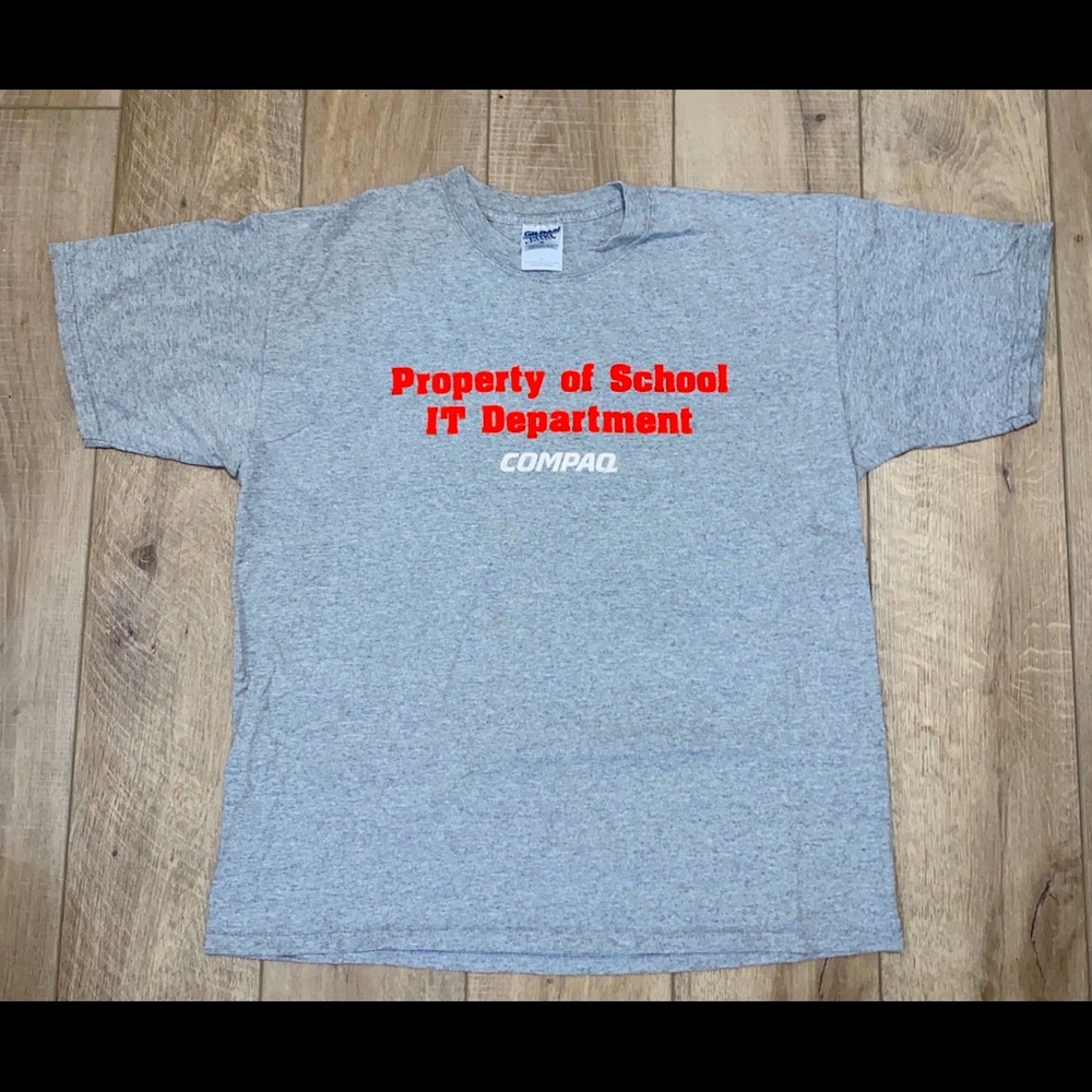 Vintage Compaq IT Department T-Shirt, Mens Size XL. Excellent Condition